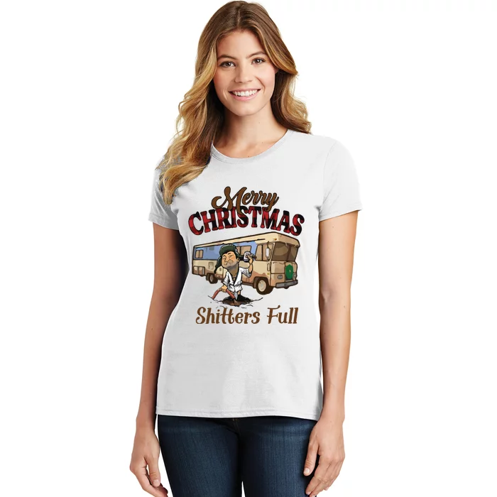 Merry Christmas Shitters Full National Lampoons Christmas Women's T-Shirt