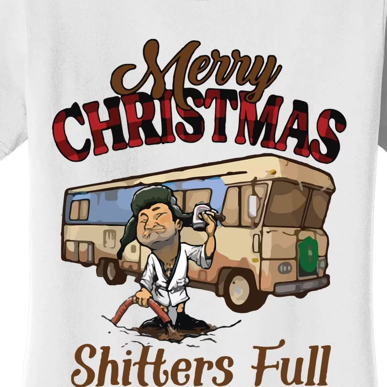 Merry Christmas Shitters Full National Lampoons Christmas Women's T-Shirt