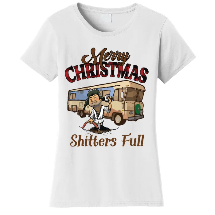 Merry Christmas Shitters Full National Lampoons Christmas Women's T-Shirt