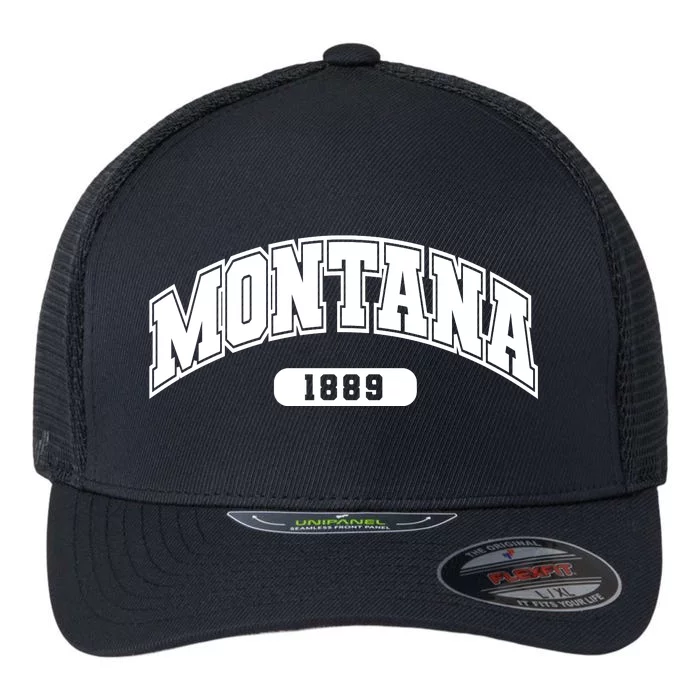 Montana Collegiate Style 1889 Flexfit Unipanel Trucker Cap