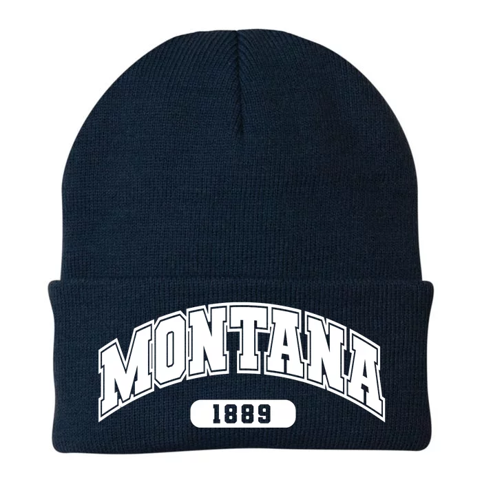 Montana Collegiate Style 1889 Knit Cap Winter Beanie