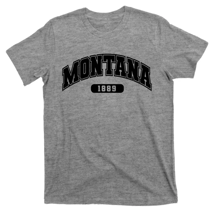 Montana Collegiate Style 1889 T-Shirt