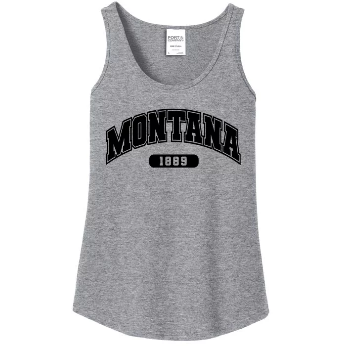 Montana Collegiate Style 1889 Ladies Essential Tank