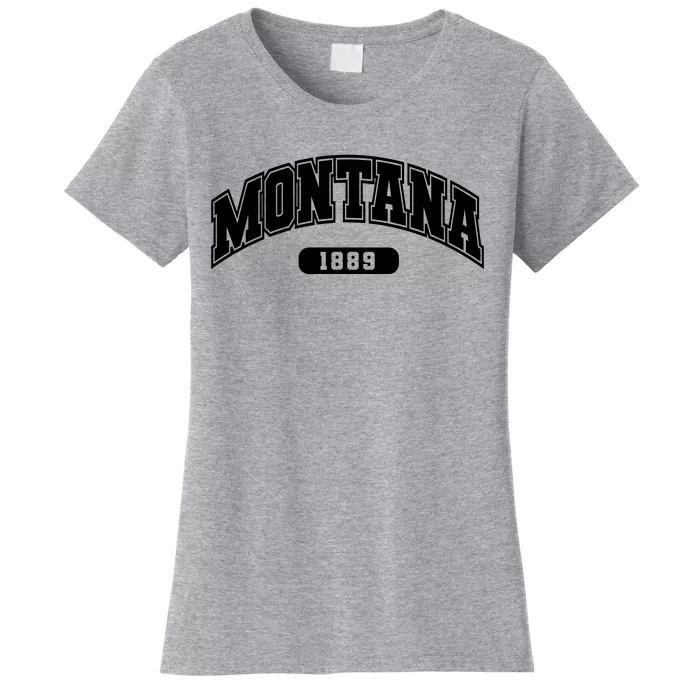 Montana Collegiate Style 1889 Women's T-Shirt