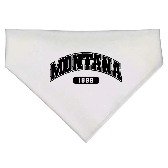 Montana Collegiate Style 1889 USA-Made Doggie Bandana