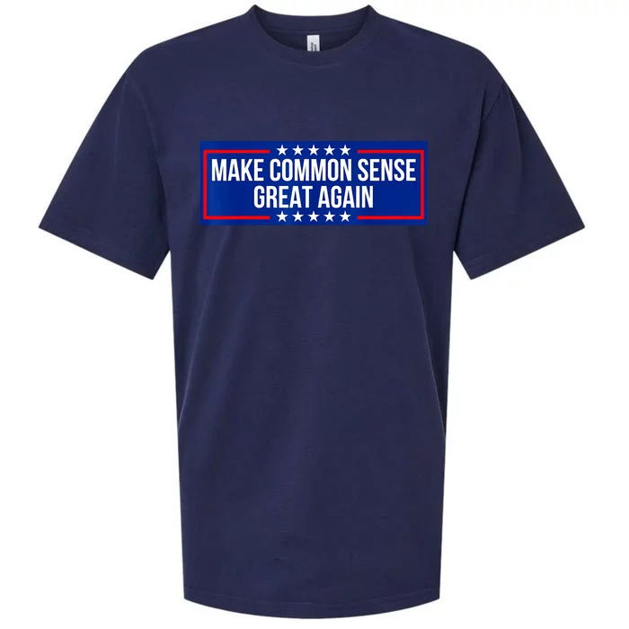 Make Common Sense Great Again Sueded Cloud Jersey T-Shirt