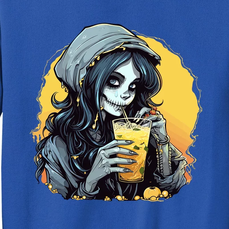 Momster Cute Skeleton Juice Funny Halloween Gift Tall Sweatshirt