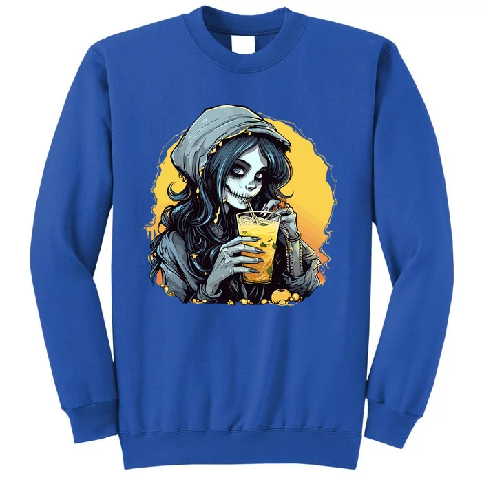 Momster Cute Skeleton Juice Funny Halloween Gift Tall Sweatshirt