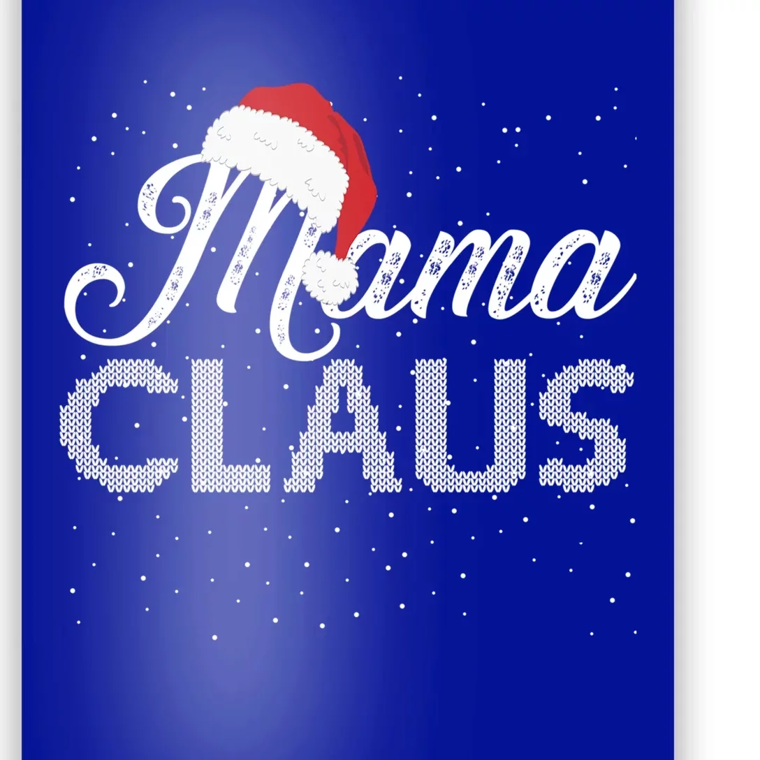 Mama Claus Santa Hat Christmas Celebration Gift Poster