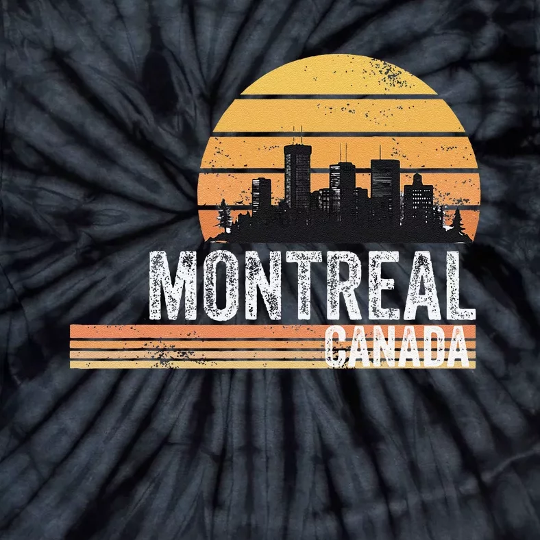 Montreal Canada Souvenir Vacation Travel Reminder Tie-Dye T-Shirt