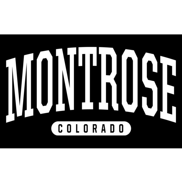 Montrose Colorado Souvenirs College Style Montrose Colorado Souvenir Bumper Sticker