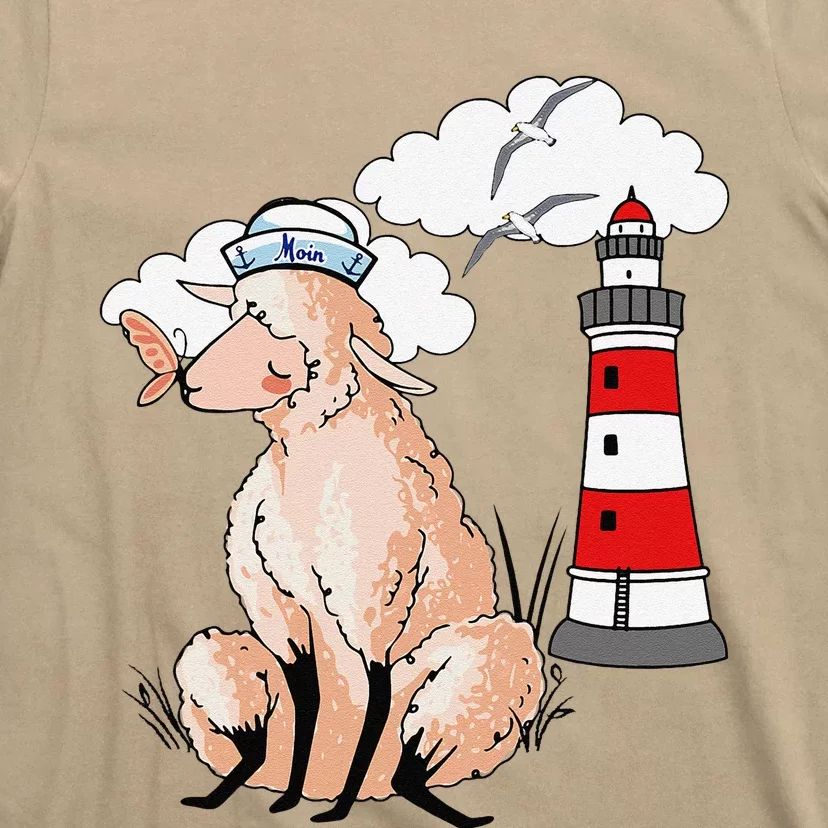 Moin Coastal Shee.P Shee.P Lambs Maritime Lamb Lighthouse T-Shirt