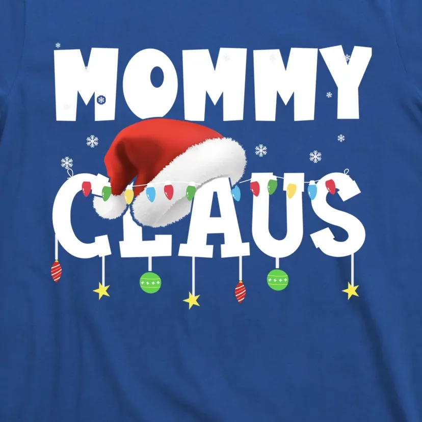 Mommy Claus Santa Hat Matching Christmas Family Group Gift T-Shirt