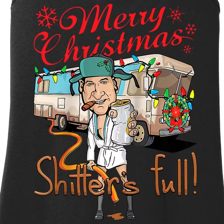 Merry Christmas Shitter's Full Ladies Essential Tank