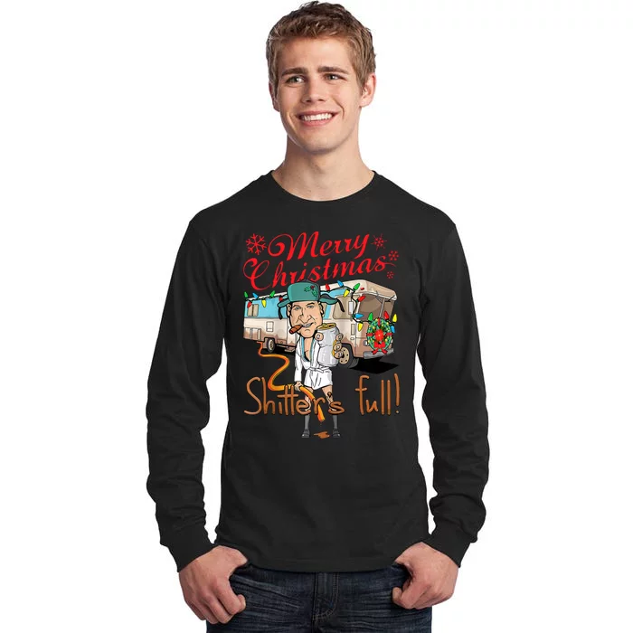 Merry Christmas Shitter's Full Tall Long Sleeve T-Shirt