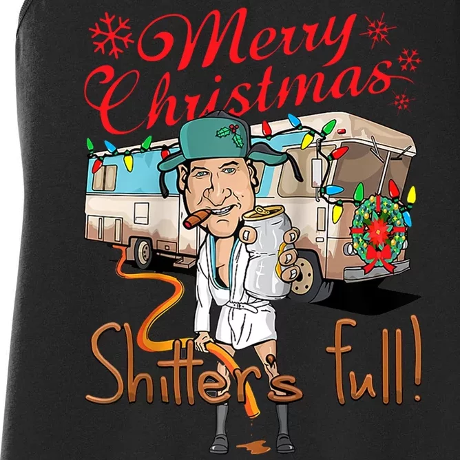 Merry Christmas Shitter's Full Women's Racerback Tank