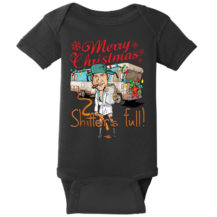 Merry Christmas Shitter's Full Baby Bodysuit