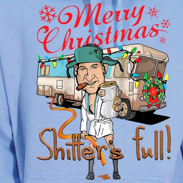 Merry Christmas Shitter's Full Unisex Surf Hoodie