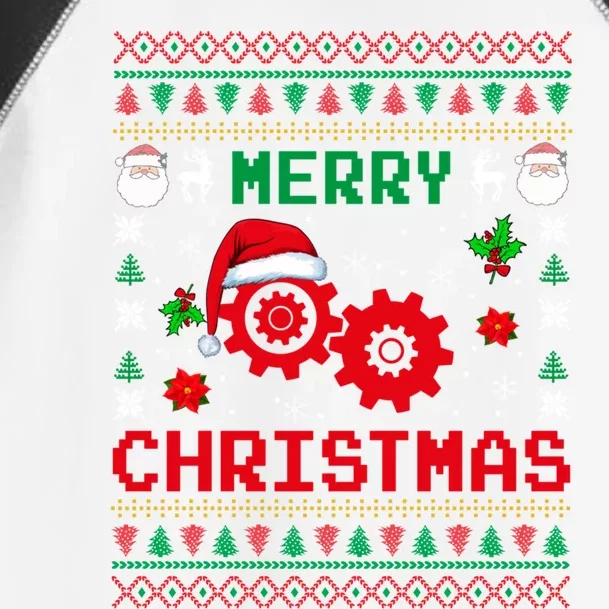 Merry Christmas Santa Engineer Costume Matching Job Team Cool Gift Toddler Fine Jersey T-Shirt