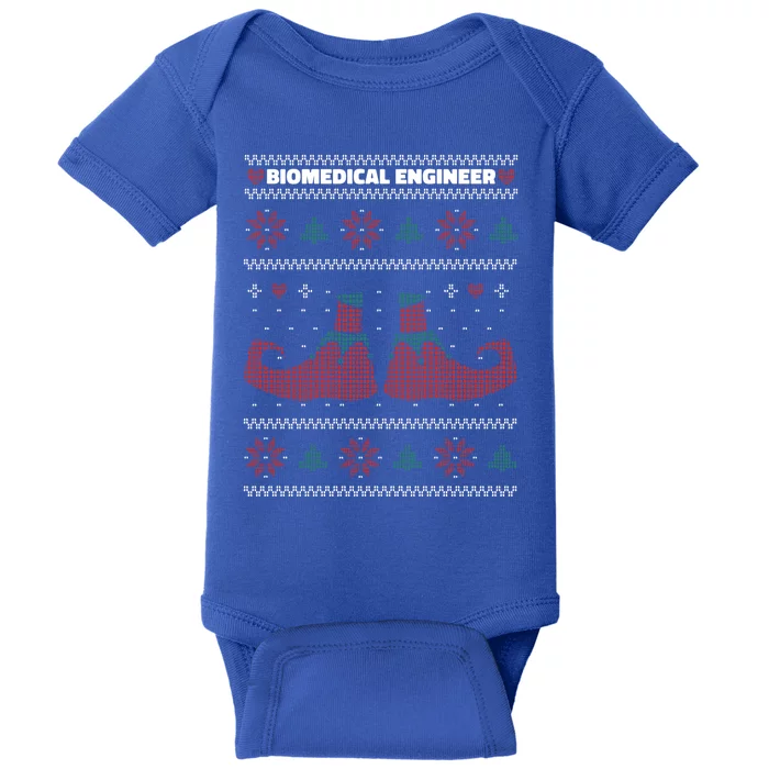 Merry Christmas Santa Gnome Biomedical Engineer Xmas Funny Great Gift Baby Bodysuit