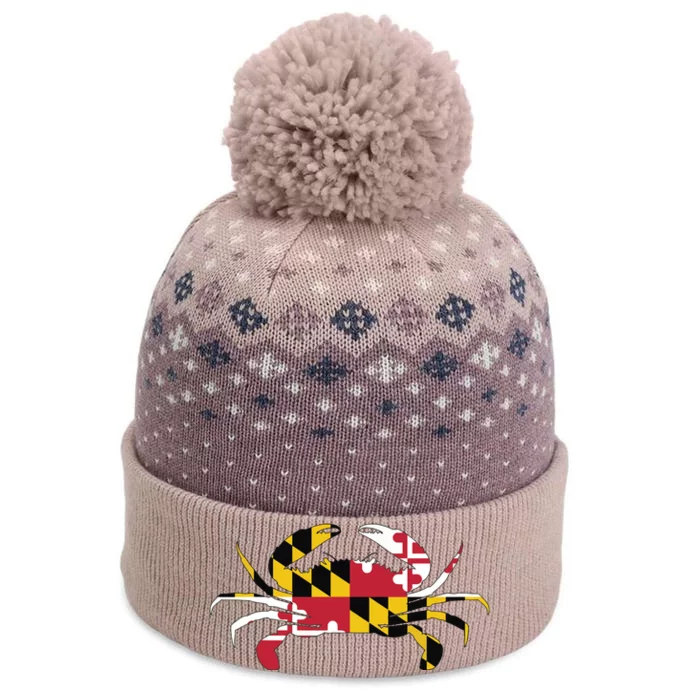 Maryland Crab State Pride Flag The Baniff Cuffed Pom Beanie