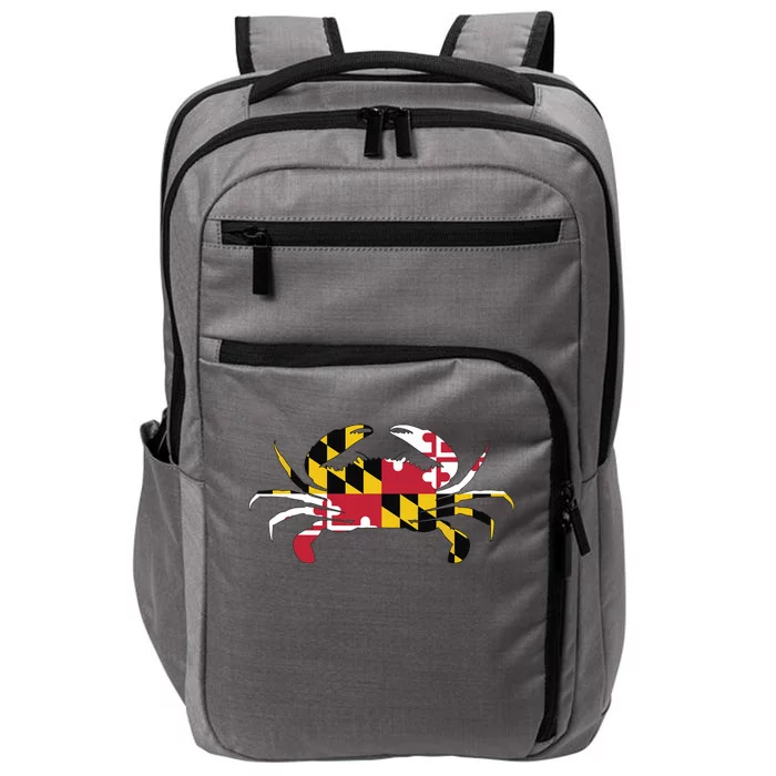 Maryland Crab State Pride Flag Impact Tech Backpack