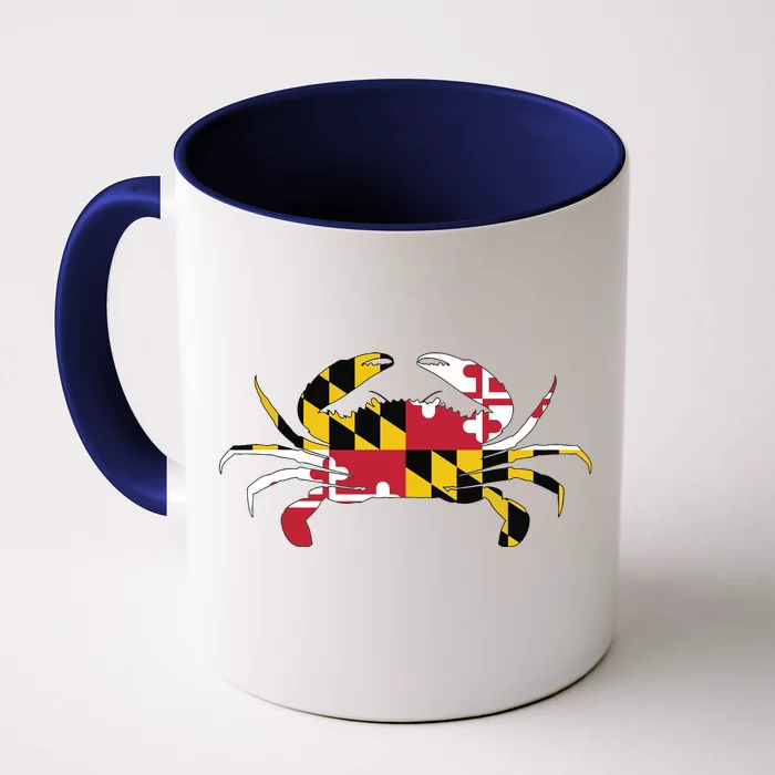 Maryland Crab State Pride Flag Front & Back Coffee Mug