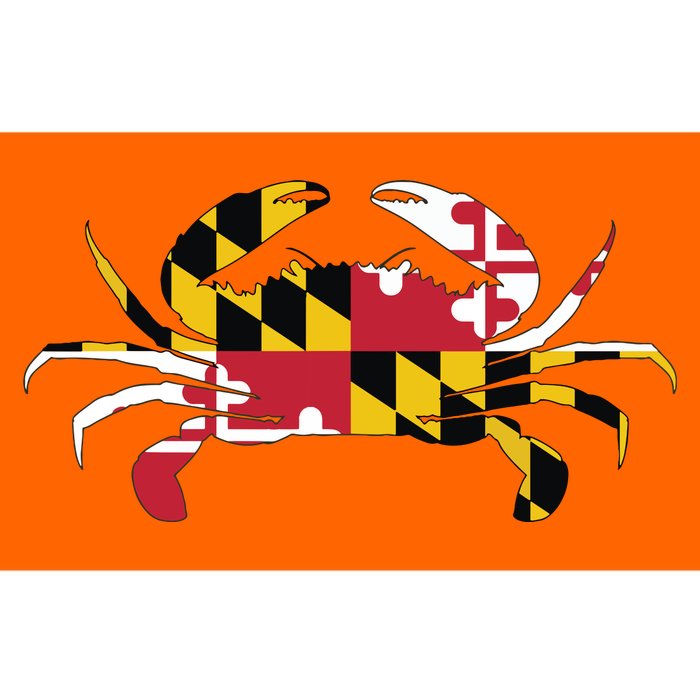 Maryland Crab State Pride Flag Bumper Sticker