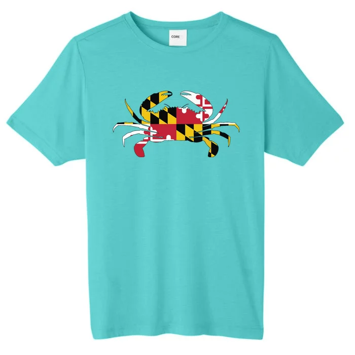 Maryland Crab State Pride Flag ChromaSoft Performance T-Shirt