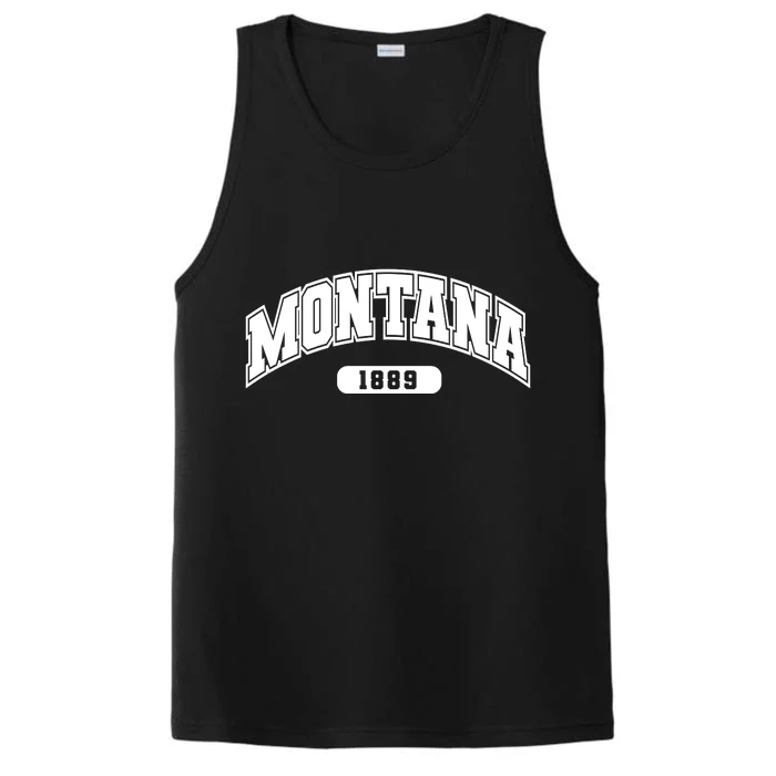 Montana Collegiate Style 1889 Performance Tank