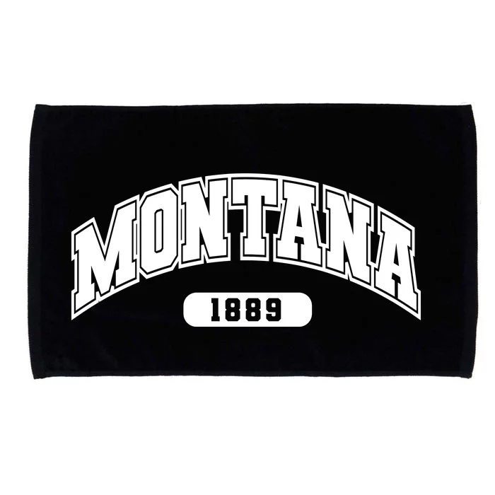 Montana Collegiate Style 1889 Microfiber Hand Towel