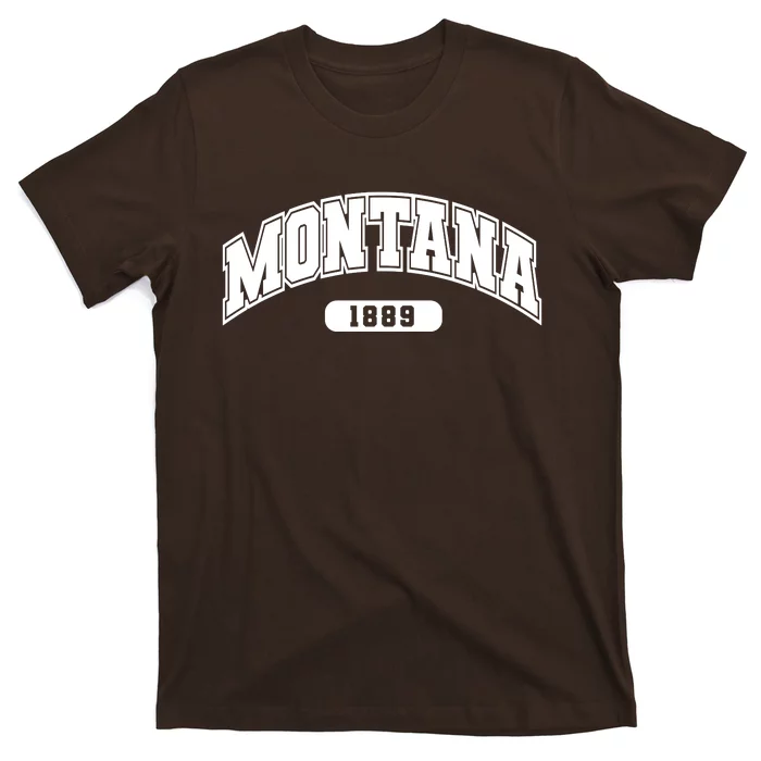 Montana Collegiate Style 1889 T-Shirt