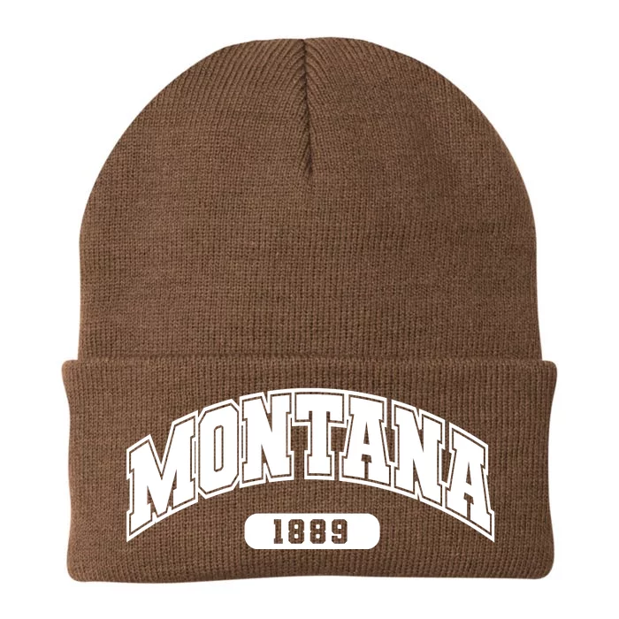 Montana Collegiate Style 1889 Knit Cap Winter Beanie