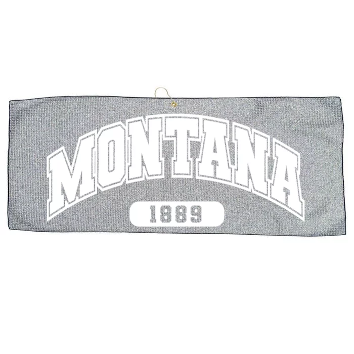 Montana Collegiate Style 1889 Large Microfiber Waffle Golf Towel