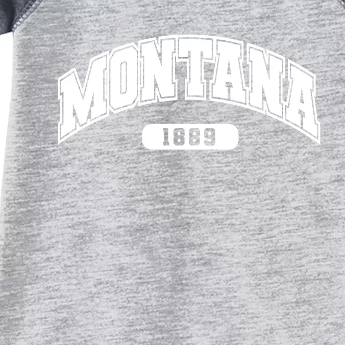 Montana Collegiate Style 1889 Infant Baby Jersey Bodysuit