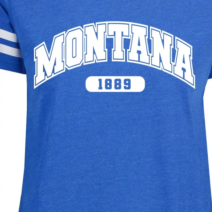 Montana Collegiate Style 1889 Enza Ladies Jersey Football T-Shirt