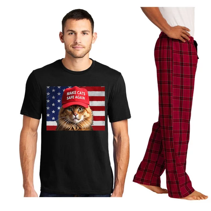 Make Cats Safe Again Gift Pajama Set