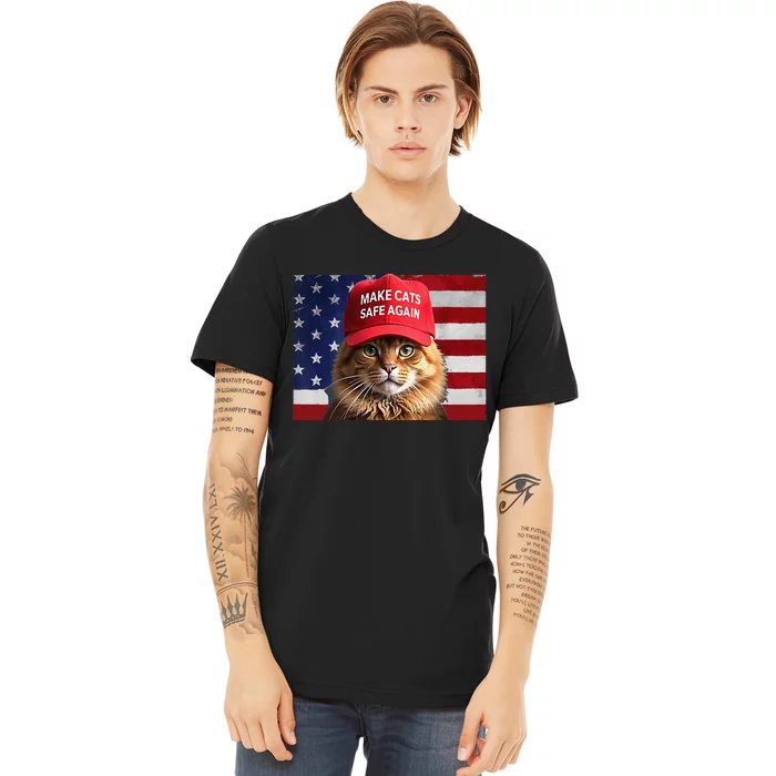 Make Cats Safe Again Gift Premium T-Shirt