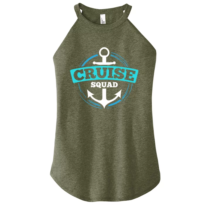 Matching Cruise Squad Funny Gift For Cruise Trip Vacation Cool Gift Women’s Perfect Tri Rocker Tank