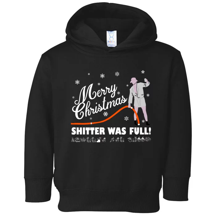 Merry Christmas ShitterS Full Toddler Hoodie