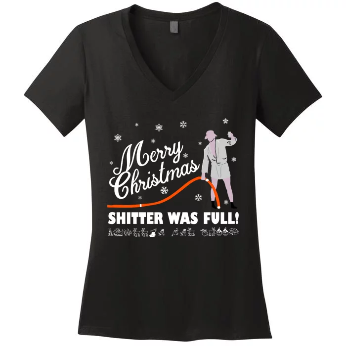 Merry Christmas ShitterS Full Women's V-Neck T-Shirt