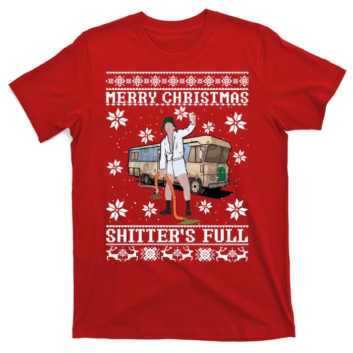 Christmas Vacation, Merry Christmas Shitters Full, Christmas Ugly T-Shirt