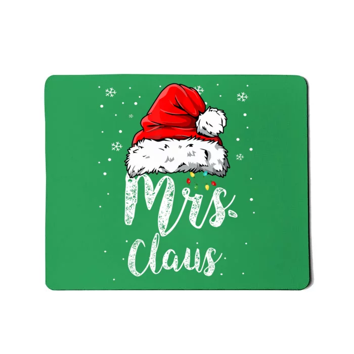 Mrs. Claus Santa Hat Christmas,Claus Santa Mousepad