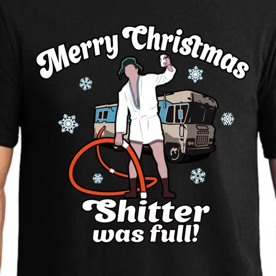 Christmas Vacation Merry Christmas Shitters Full Christmas Ugly Pajama Set