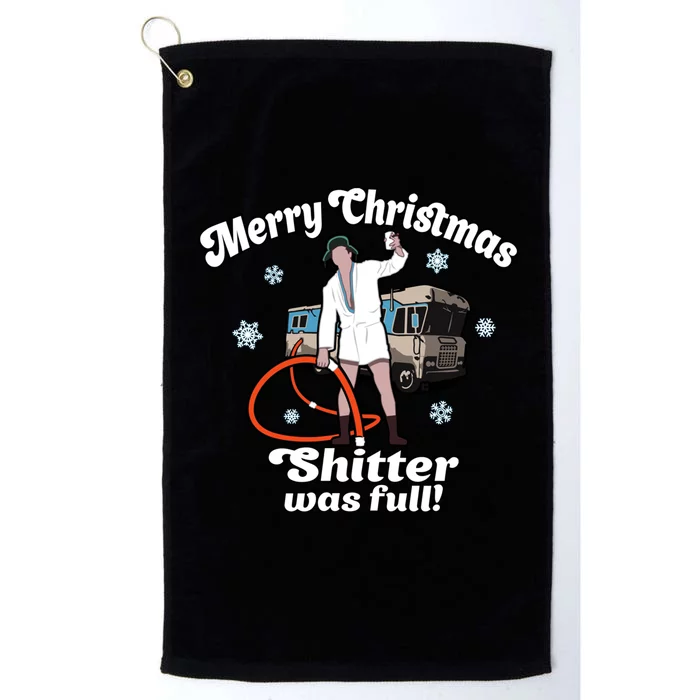 Christmas Vacation Merry Christmas Shitters Full Christmas Ugly Platinum Collection Golf Towel