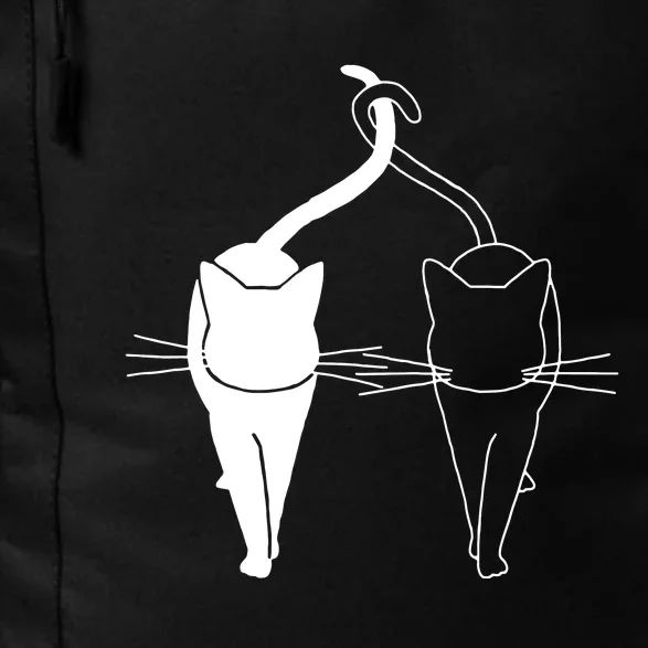 Meow Cat Shirt Meow Kitty Funny Cats Mom And Cat Dad Daily Commute Backpack