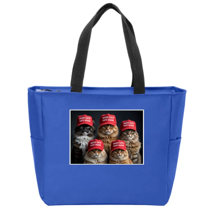 Make Cats Safe Again Trump Zip Tote Bag