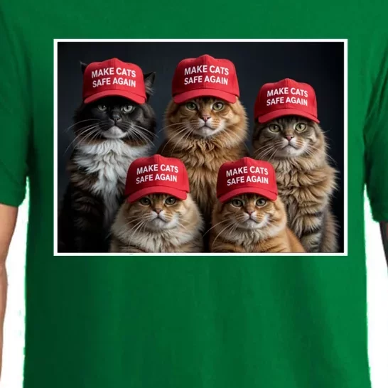 Make Cats Safe Again Trump Pajama Set