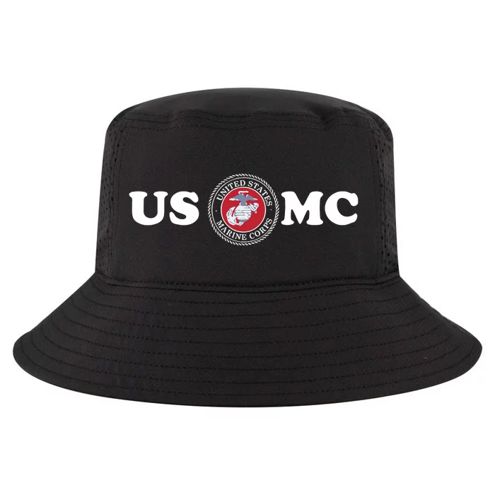 Marine Corps Seal Eagle Globe Anchor Cool Comfort Performance Bucket Hat