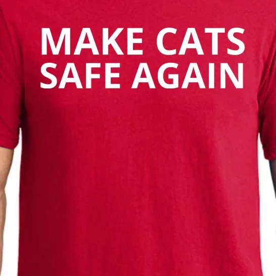 Make Cats Safe Again Funny 2024 Presidential Election Pajama Set